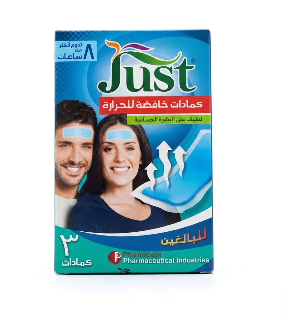 لاصقة جيت فيفر لتبريد الحمى للكبار