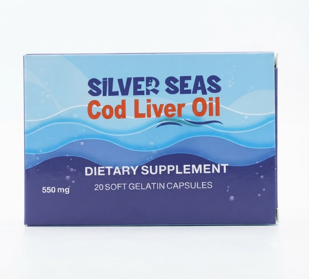 Silver Seas Cod Liver Oil 550 mg