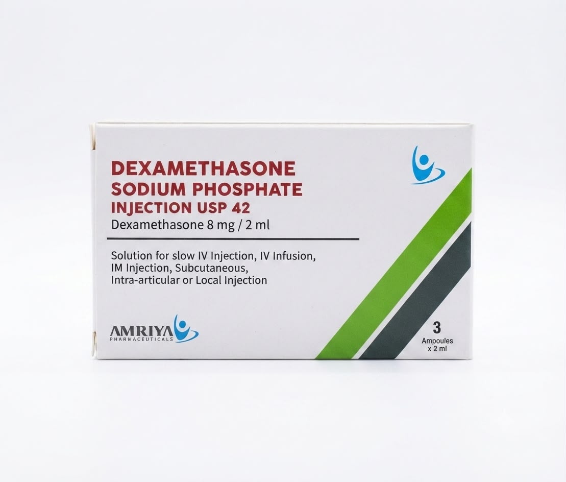 Dexamethasone Sodium Phosphate USP 42 8 mg/2 ml Solution for Injection