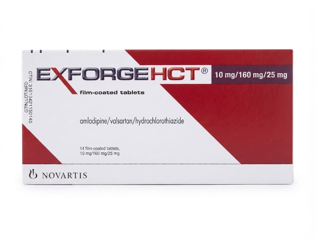 Exforge HCT 10/160/25 mg