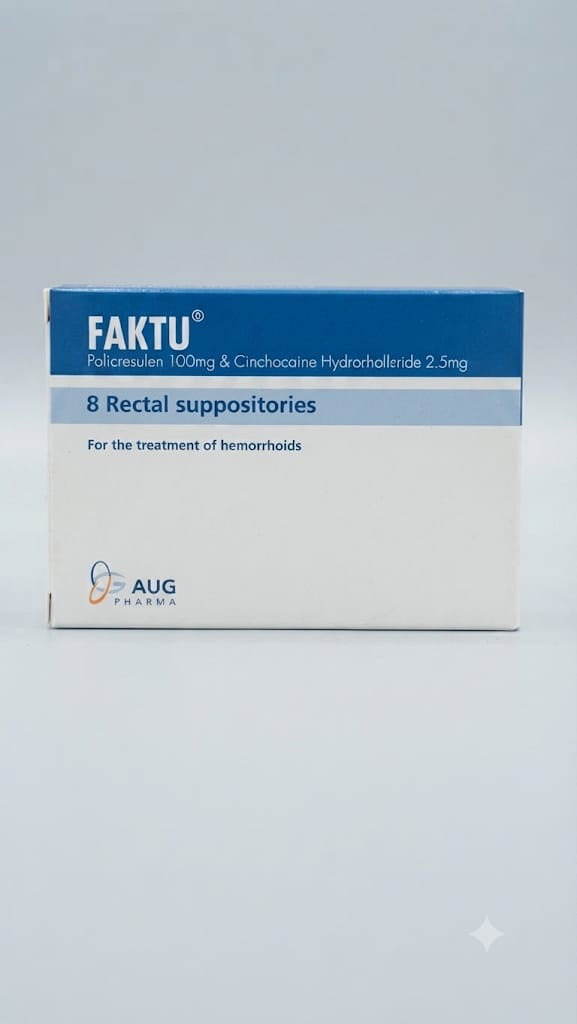 FAKTU 8 Rectal suppositories