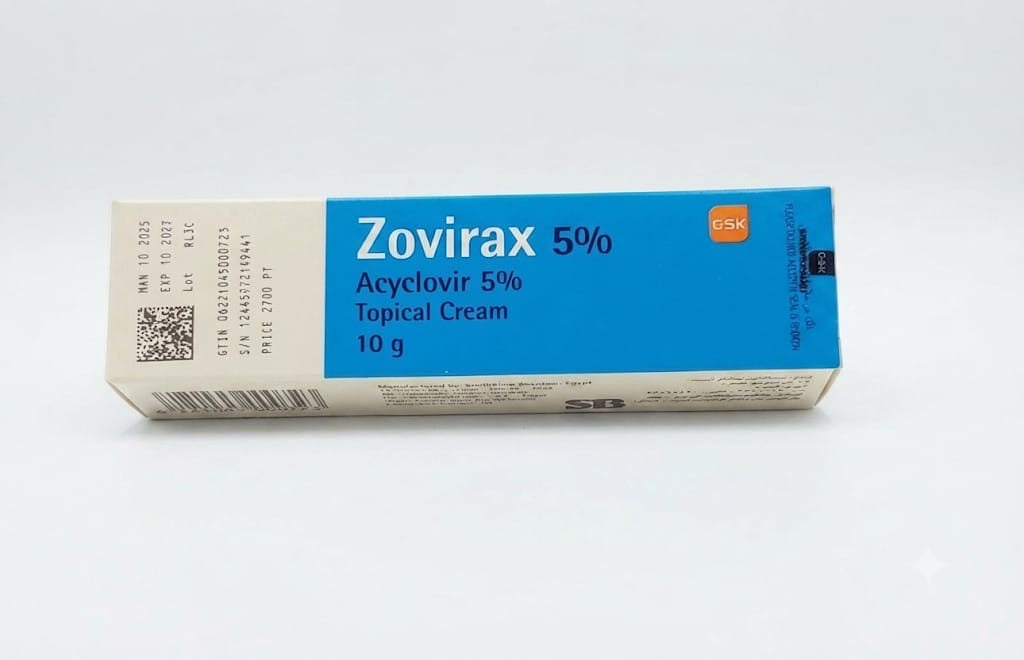 Zovirax 5% Acyclovir Topical Cream 10 g