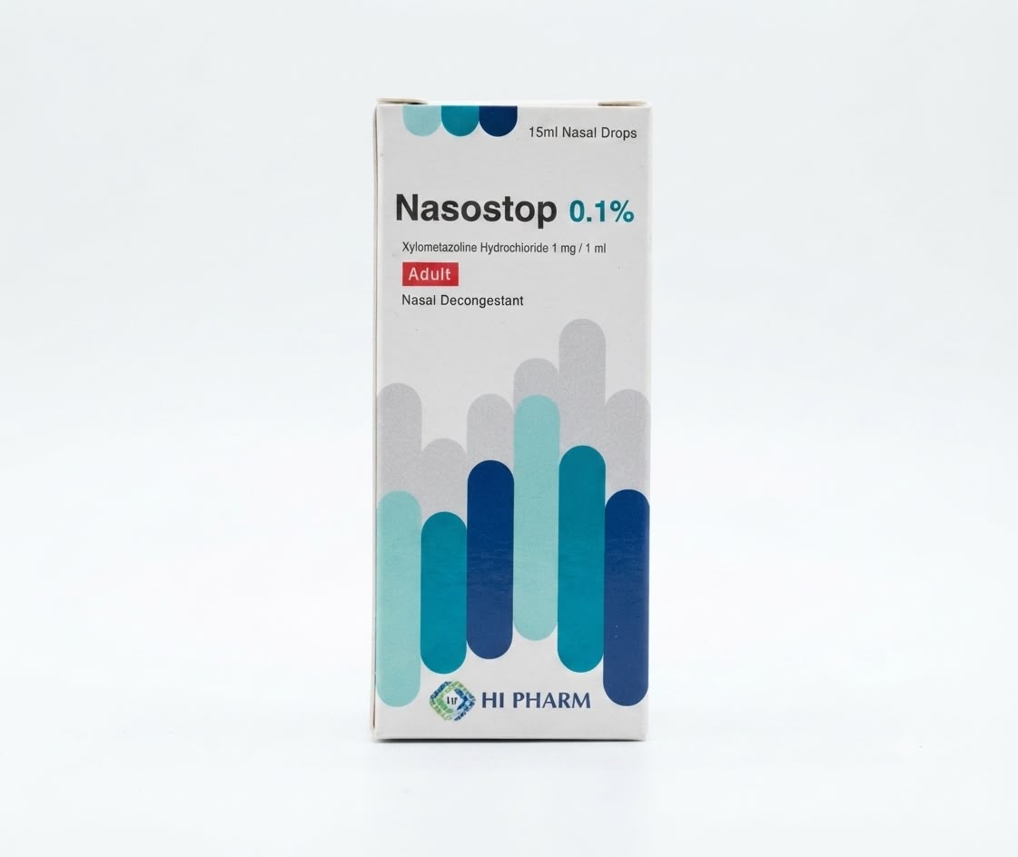Nasostop 0.1% Nasal Drops (15 ml)