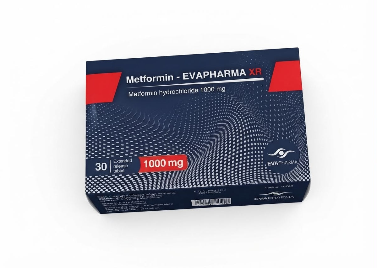 Metformin - Evapharma XR 1000 mg