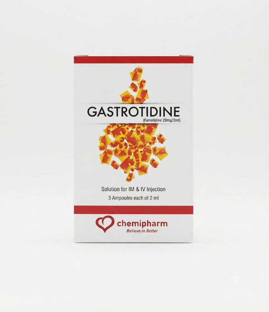 Gastrotidine 20 mg/2 ml Ampoules