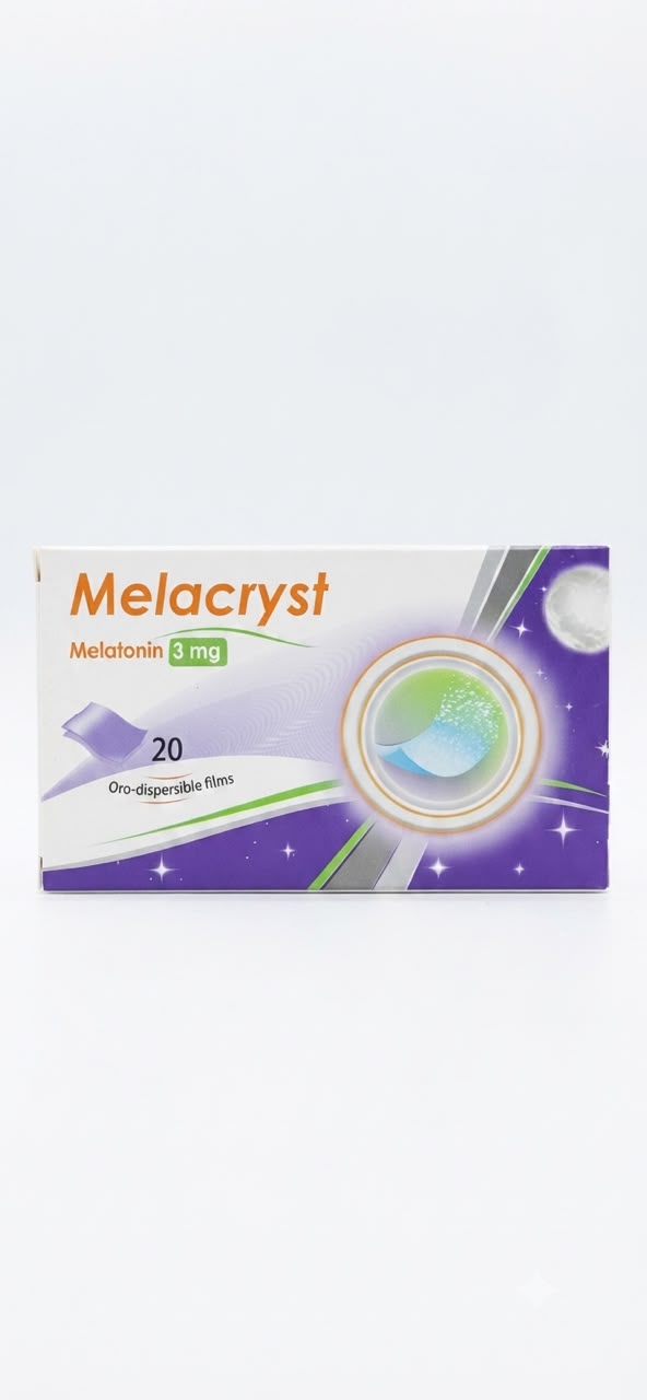 Melacryst Melatonin 3 mg Oro-Dispersible Films
