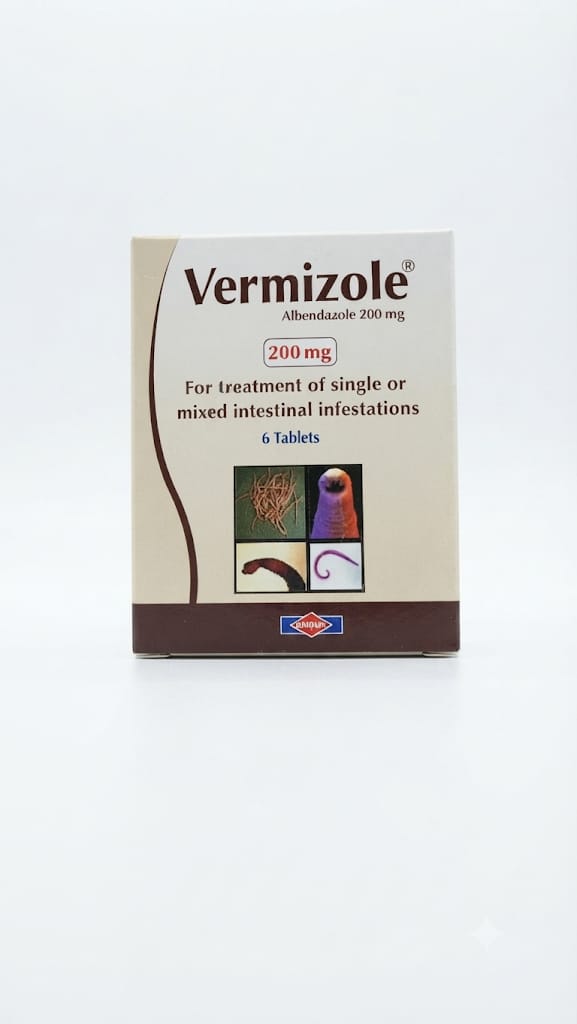 Vermizole 200mg 6 Tablets