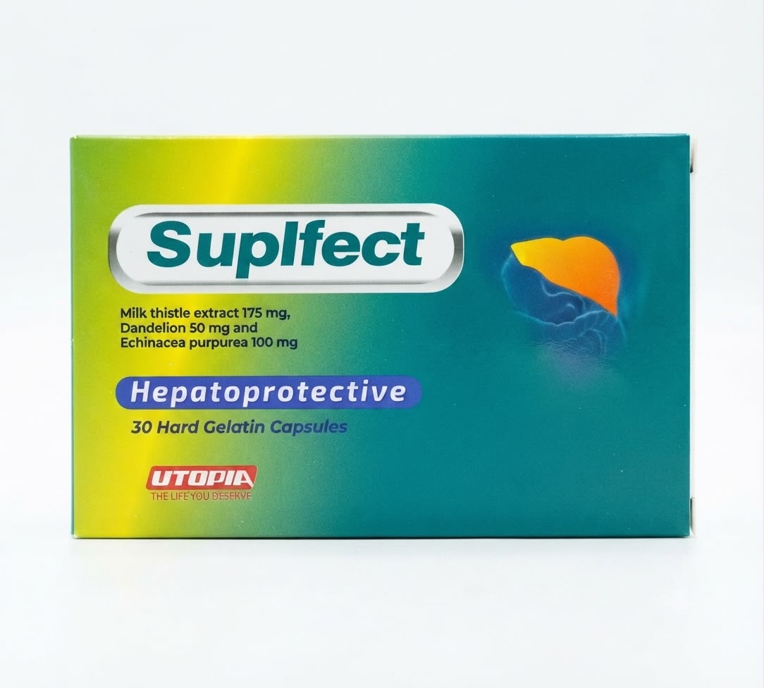 Suplfect Hepatoprotective (30 Hard Gelatin Capsules)