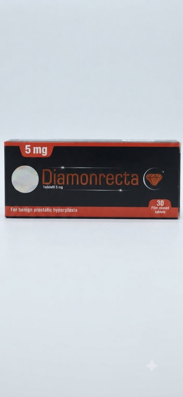 Diamonrecta Tadalafil 5 mg Film-Coated Tablets