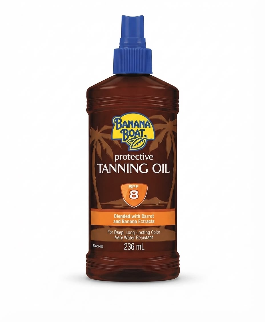 BANANA BOAT SUN OIL
Spf 8