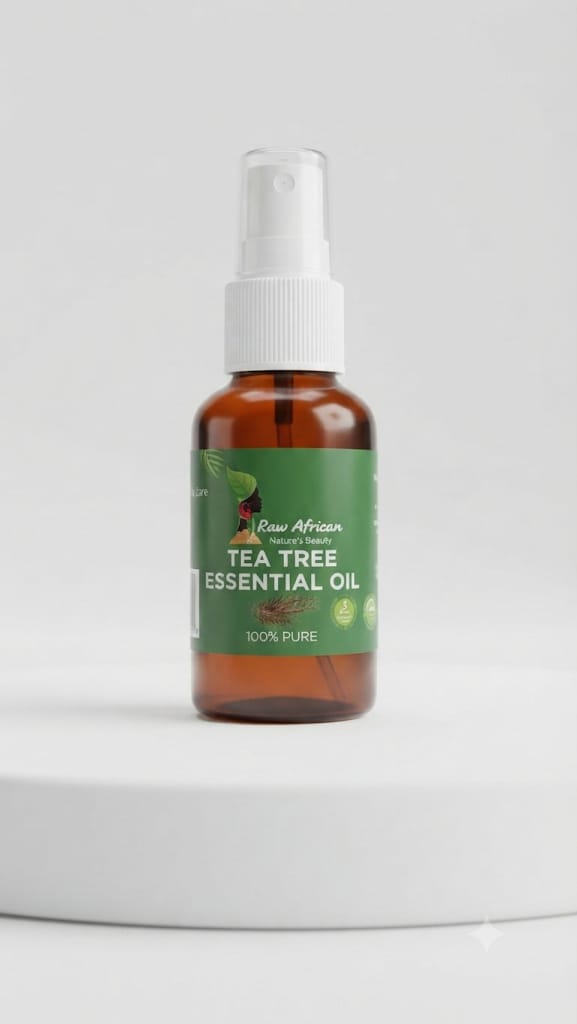 Row african tea tree