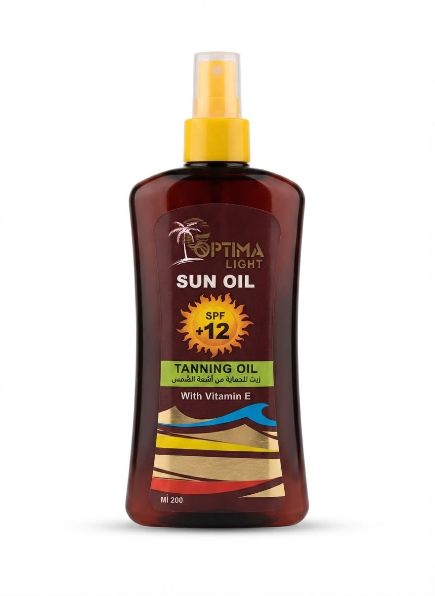 Tanning  sun oil spf 12