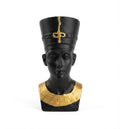 Black and Gold Queen Nefertiti Bust Figurine