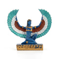 Blue and Turquoise Winged Goddess Isis Figurine
