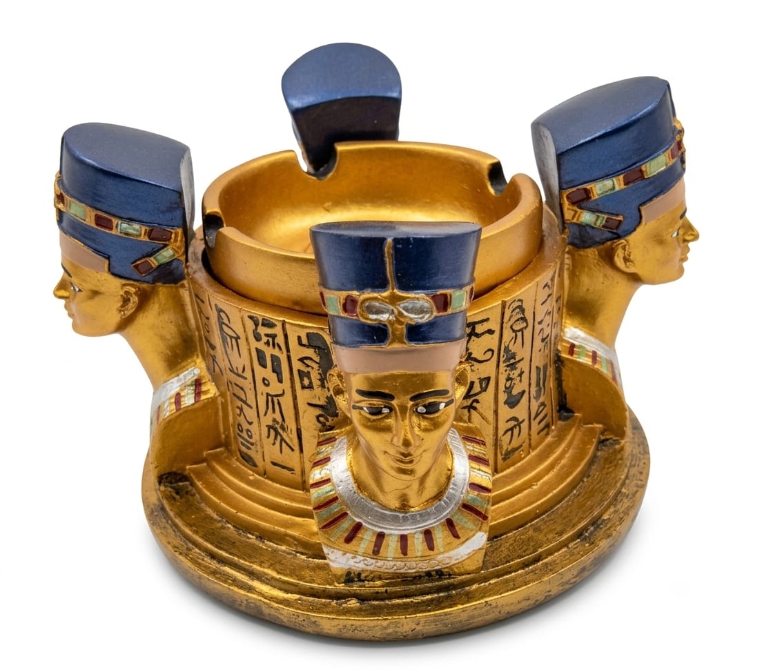 Queen Nefertiti Multi-Head Ashtray