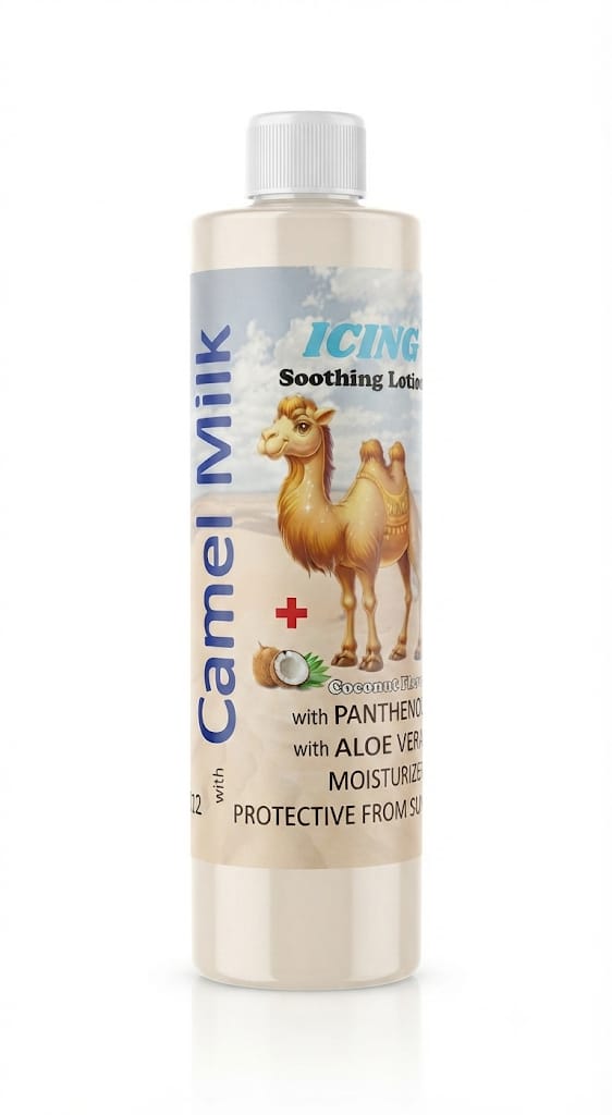 Camel milk lotion
