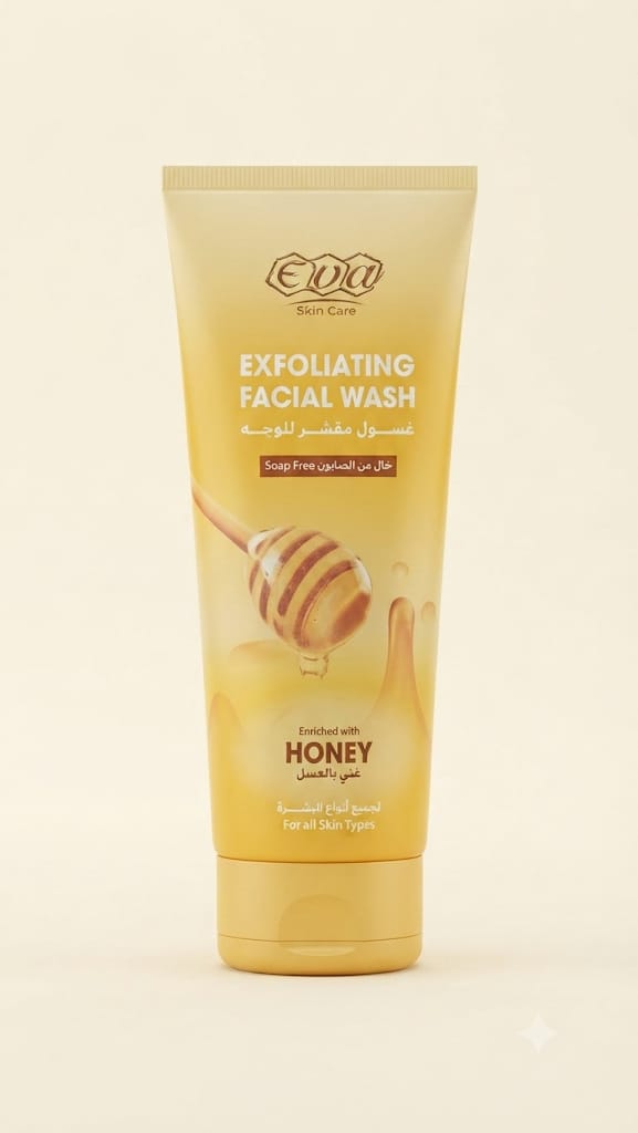 Eva exfoliating facial wash