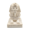 Off-White Stone Finish Sphinx Figurine