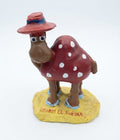 Red and White Polka Dot Camel Figurine with Red Hat (Sharm El Sheikh)
