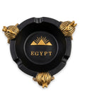 Black and Gold Pyramid Ashtray