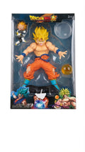 Dragon Ball Super Super Saiyan Goku Action Figure with Vegeta and 4-Star Dragon Ball