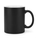 Matte Black Ceramic Mug with White Interior