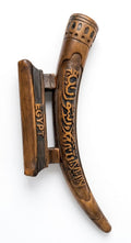 Carved Wooden Horn Figurine
