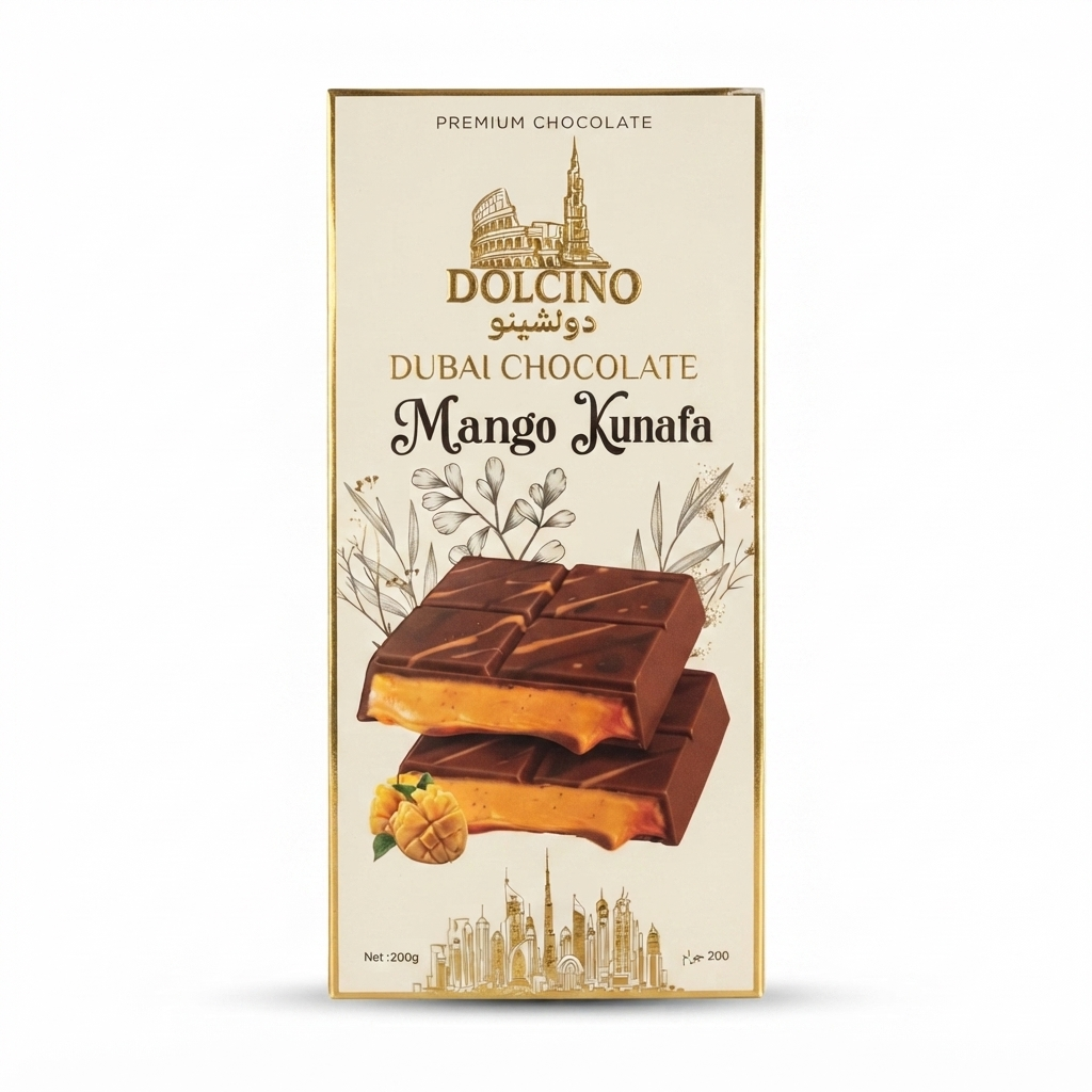 Dolenso Double Chocolate Mango and Kunafa