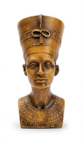 Antique ivory-colored Queen Nefertiti bust figurine