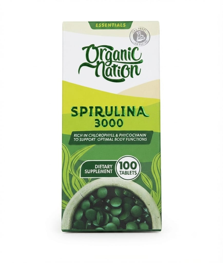 Organic. SPIRULINA 3000