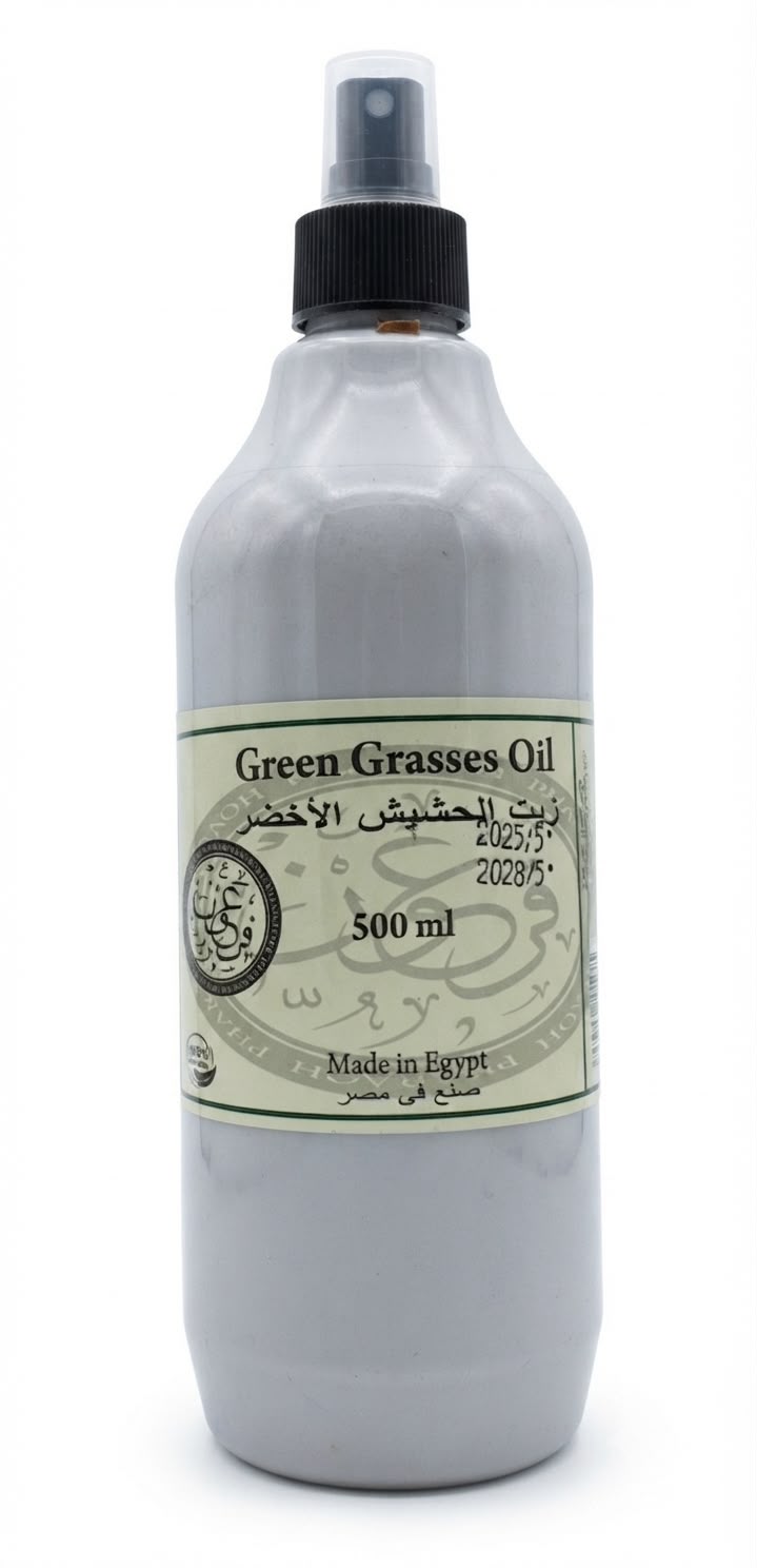 Green grasses oil