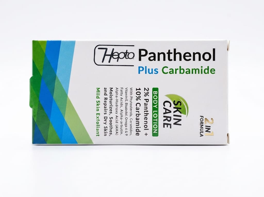 Hepta panthenol plus carbamide