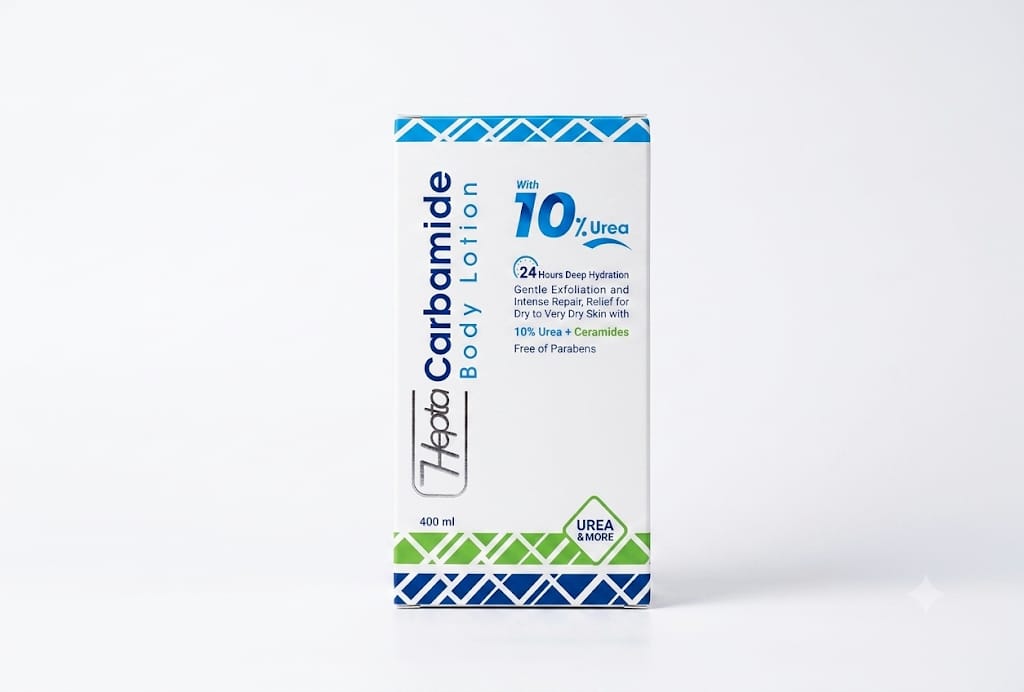 Hepta carbamide body lotion