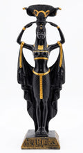 Black and Gold Egyptian Water Carrier Figurine