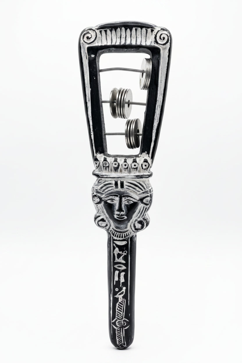Pharaonic Sistrum Figurine