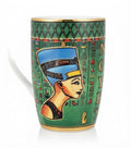 Green Queen Nefertiti Souvenir Ceramic Mug