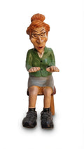 Seated lady figurine