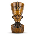 Antique Wooden Finish Queen Nefertiti Bust