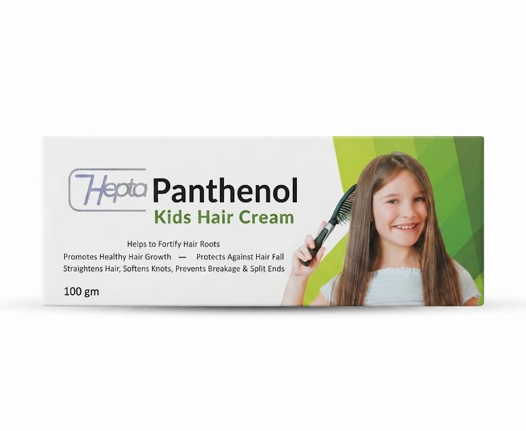 Hepta panthenol kids hair cream