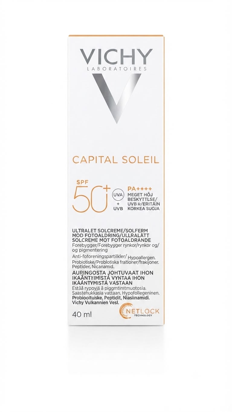 VUCHY  SUN BLOCK. AGE DAILY