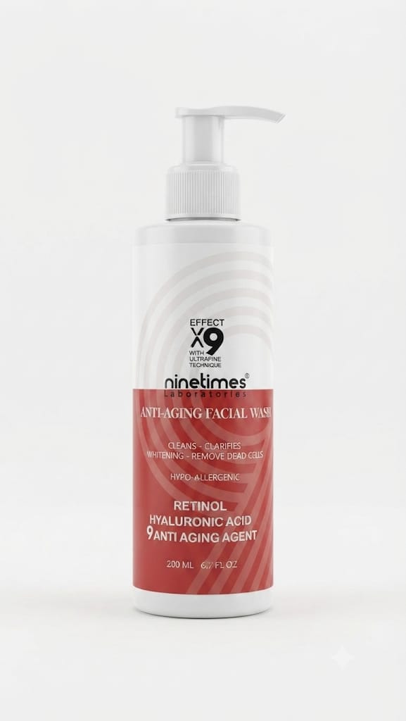 Ninetimes anti aging facial wash