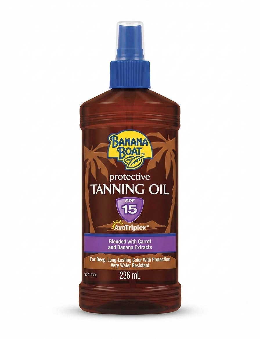 BANANA BOAT МАСЛО ДЛЯ ЗАГАРА 
SPF 15