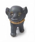 Black Elephant Statue