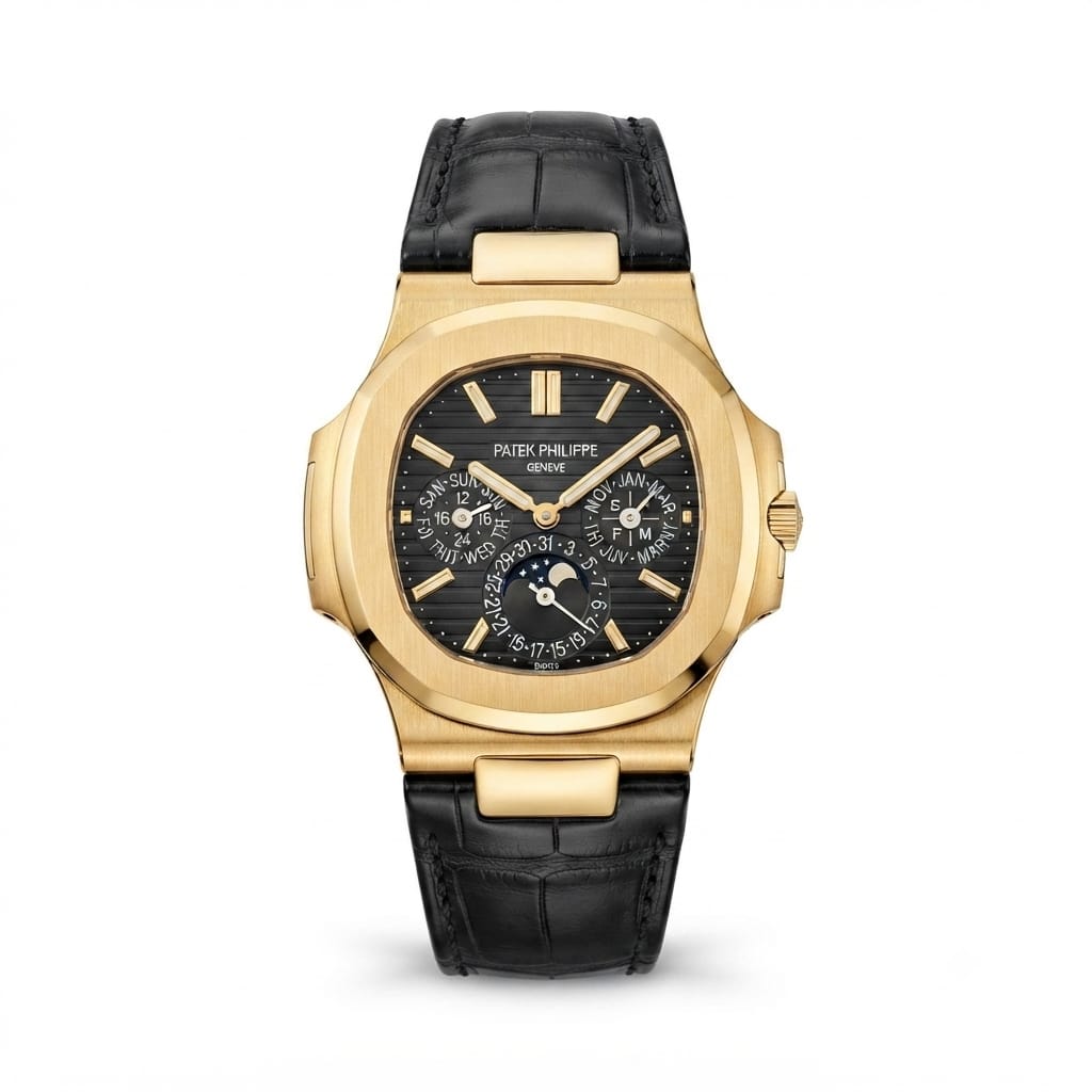 Patek Philippe automatico in pelle