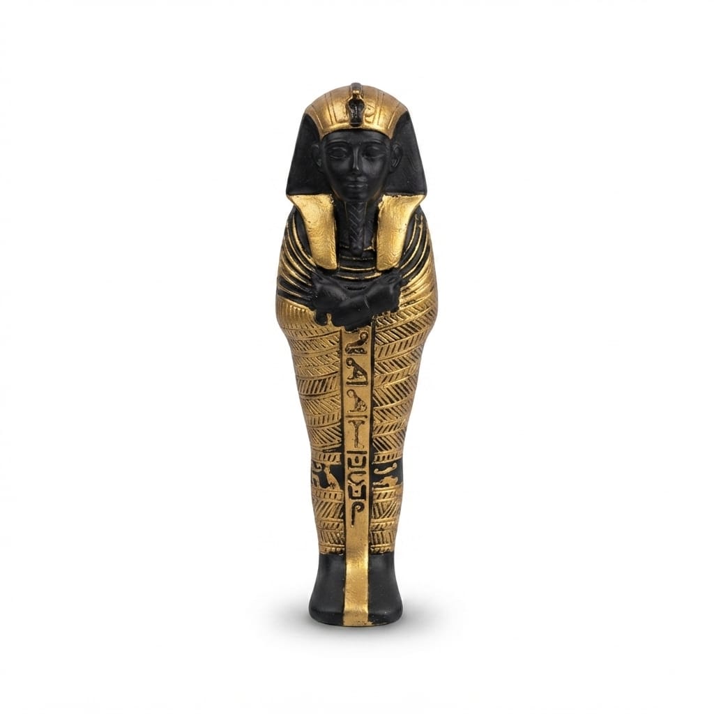 Black and Gold Pharaonic Mummy Figurine