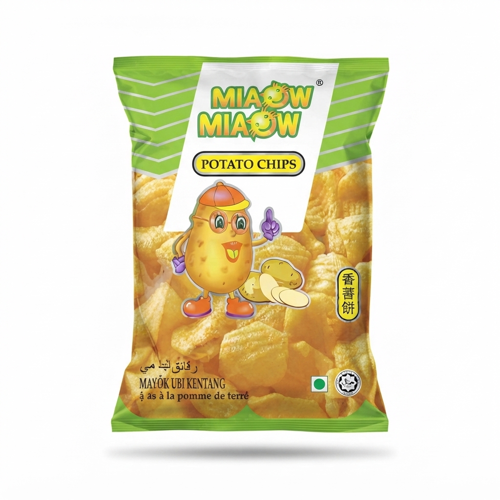 Miaow potato chips
