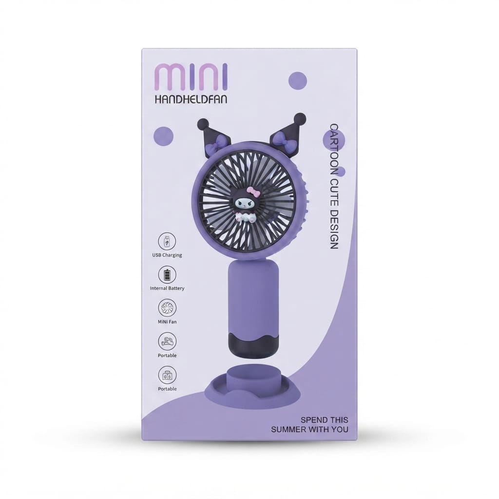 Mini Handheld Fan (Cartoon Cute Design