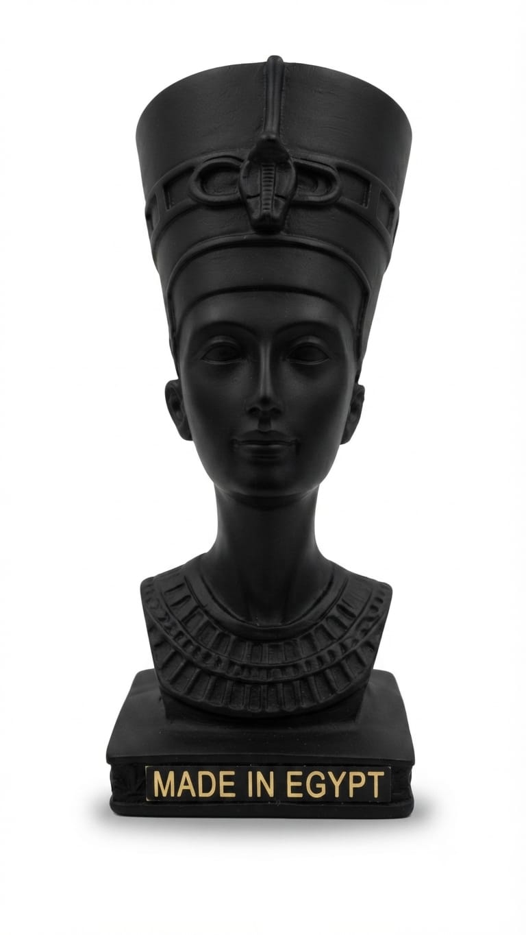 Black Nefertiti bust