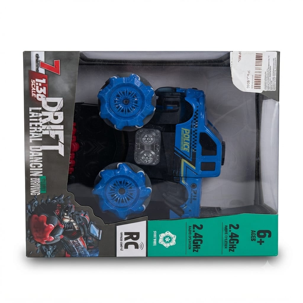 Scale Drift Lateral Dancing RC Police Truck