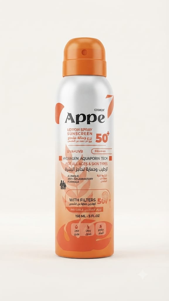 Appe lotion spray sunscreen